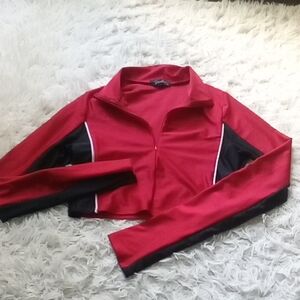 Red and Black Women's Jacket By Sorella In small
